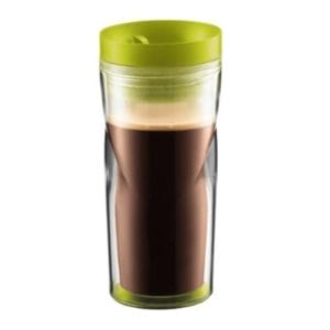 Veggie Meals - Bodum Plastic Travel Mug 350ml Lime Green