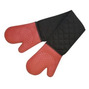 Veggie Meals - Cuisena Silicone Double Oven Glove - Red