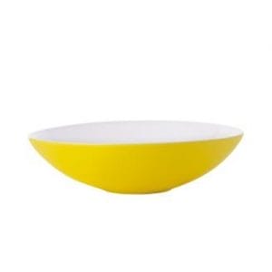 Veggie Meals - Maxwell & Williams Colour Basics Shallow Bowl 28cm Yellow