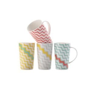 Veggie Meals - Maxwell & Williams Colour Bolt Mug 420ML Set of 4