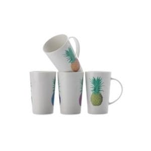 Veggie Meals - Maxwell & Williams Pineapple Crush Mug 420ML Set of 4