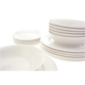 Veggie Meals - Maxwell & Williams White Basics European Dining Set 18piece