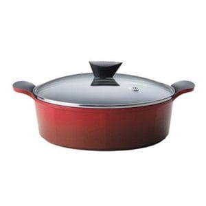 Veggie Meals - Neoflam Venn Low Casserole 28cm RED