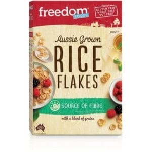 Freedom Foods Aussie Grown Rice Flakes 300gm