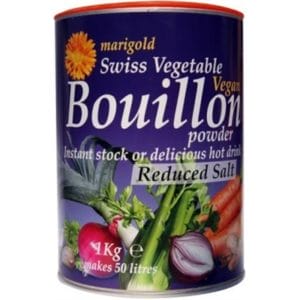Marigold Swiss Vegan Bouillon L/ SaltYeastFree GlutenFree (Purple)1kg