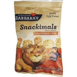 Barbara's Snackimals Chocolate Chip Cookies 60g