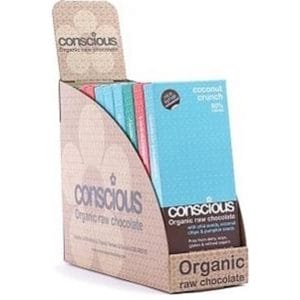 Conscious Organic Raw Chocolate Rice Syrup  Exclusive Mixed Box 10x50gm