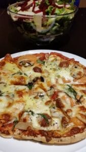 Veggie Meals - Peachroot and Pizza