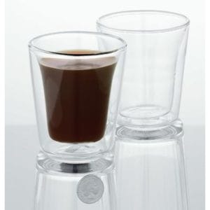 Veggie Meals - Bodum Canteen Double Wall Glass Small 0.1 Litre Set Of 2