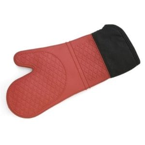 Veggie Meals - Cuisena Silicone/Fabric Oven Glove  Red