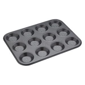 Veggie Meals - Mastercraft Crusty Bake Non Stick 12 Cup Shallow Baking Pan