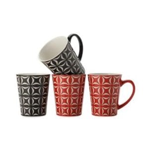 Veggie Meals - Maxwell & Williams Graphique Star Mug 360ML Set of 4