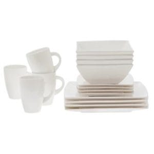 Veggie Meals - Maxwell & Williams White Basics East Meets West  Dinner Set 16 piece gift boxed
