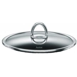 Veggie Meals - Silit Glass Lid with Stainless Steel Band and Knob 16cm