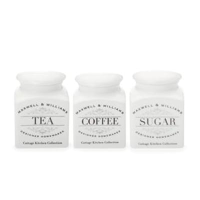 Veggie Meals - Maxwell & Williams Cottage Kitchen Canister 0.5L Set Of 3