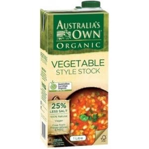 Australia's Own Organic Liquid Vegetable Stock 1Lt