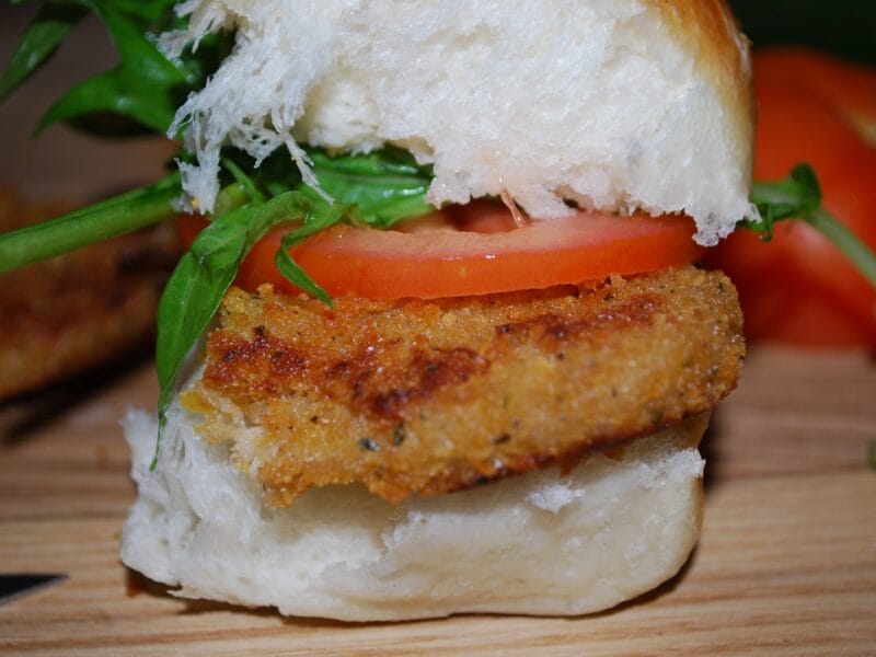 Vegan Crumbed Schnitzel Burger