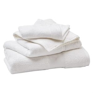 Veggie Meals - Cool Galah Regent Luxury White Bath Towel 143x76cm