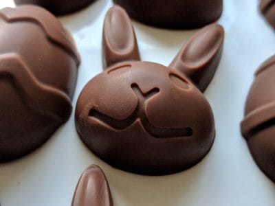Vegan Chocolate Egg and Bunny