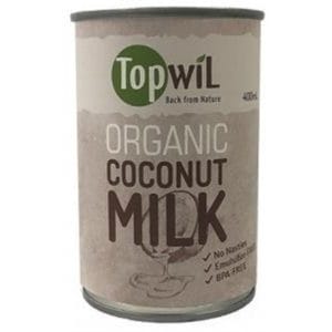 TopwiL Organic Coconut Milk Can BPA-Free 400mL
