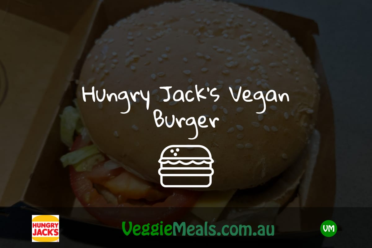 Veggie Meals - Hungry Jacks Vegan Burger Header