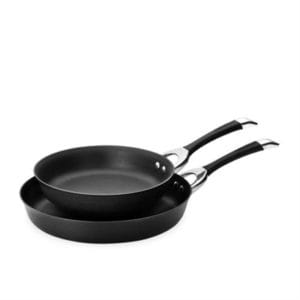 Veggie Meals - Circulon Symmetry 21.5 & 28cm Open French Skillet Twin Pack (Hard Anodised)