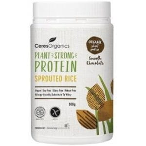 Ceres Organics Bio Sprouted Rice Protein Smooth Chocolate 500g