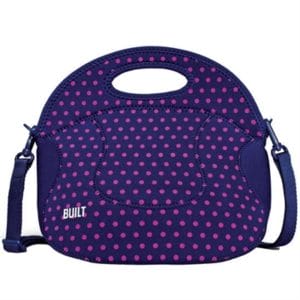 Veggie Meals - Built NY Spicy Relish Lunch Tote - Mini Dot Navy