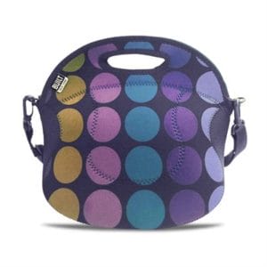 Veggie Meals - Built NY Spicy Relish Lunch Tote - Plum Dot