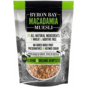 Byron Bay Macadamia Muesli Almond & Organic Hempseed 400g