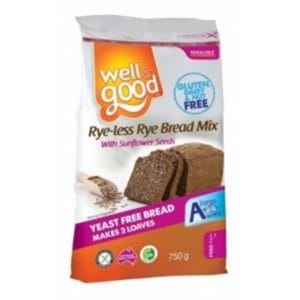 Well And Good Rye-less Rye Bread Mix G/F 750g
