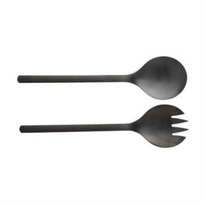 Veggie Meals - Maxwell & Williams Elemental Salad Servers 2 Piece Set Pewter Gift Boxed