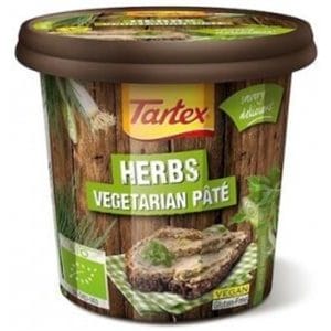 Tartex Pates Organic Pate Herb G/F 125g