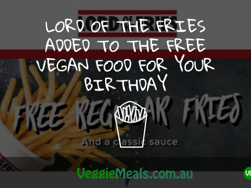 Veggie Meals - Lord of the fries