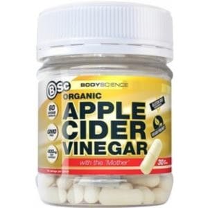BSc Organic Apple Cider Vinegar with the Mother G/F 60 Vegan Caps
