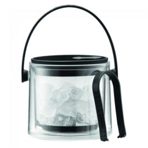 Veggie Meals - Bodum COOL Black Ice bucket with tongs