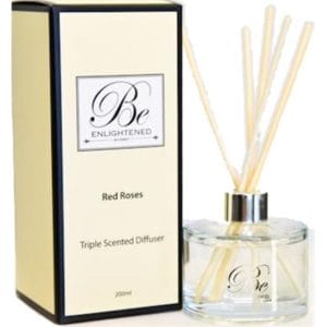 Veggie Meals - Be Enlightened Triple Scented Diffuser Red Roses