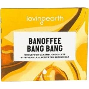 Loving Earth Organic Banoffee Bang Bang Chocolate Bar G/F 11x45g