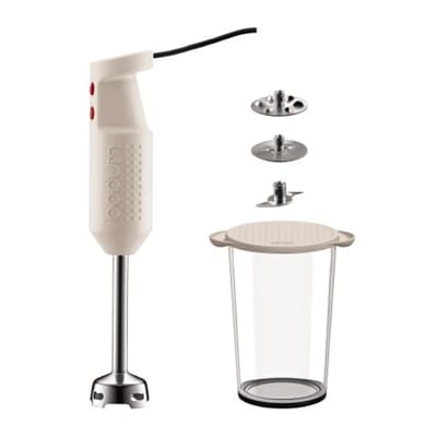 Veggie Meals - Bodum BISTRO  Electric blender stick with accessories Off white