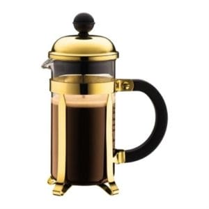 Veggie Meals - Bodum Chambord Coffee Maker 3 Cup 0.35L - Gold