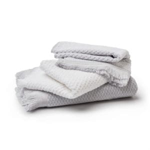 Veggie Meals - L&M Home Glacier Smoke Bath Towel with Fringe 143x76cm