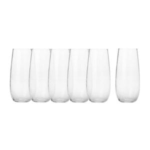 Veggie Meals - Maxwell & Williams Mansion Stemless Flute 230ML Set 6 Gift Boxed