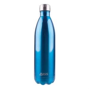 Veggie Meals - Oasis Stainless Steel Insulated Drink Bottle 1 Ltr Aqua