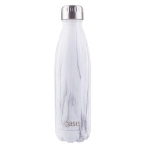 Veggie Meals - Oasis Stainless Steel Insulated Drink Bottle 500ml Marble