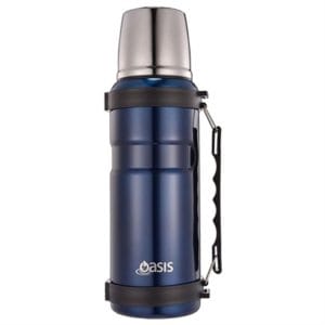Veggie Meals - Oasis Stainless Steel Insulated Vacuum Flask 1 Ltr Navy