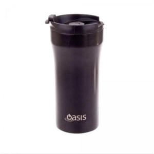 Veggie Meals - Oasis Stainless Steel Vacuum Insulated Plunger Travel Cup 350ml Matte Black