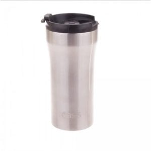 Veggie Meals - Oasis Stainless Steel Vacuum Insulated Plunger Travel Cup 350ml Silver