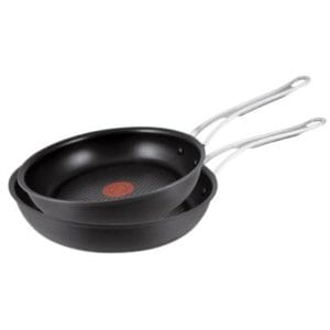 Veggie Meals - Tefal Jamie Oliver Premium Hard Anodised Induction Twin Pack Frypans 24 & 28cm