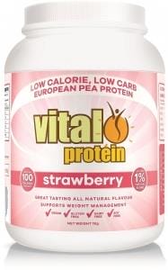 Vital Pea Protein Isolate Strawberry 1Kg