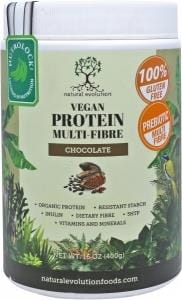 Natural Evolution Vegan Protein Multifibre Chocolate G/F 400g